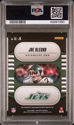2023 Absolute Absolute Legends Signatures #ALJK Joe Klecko PSA 7