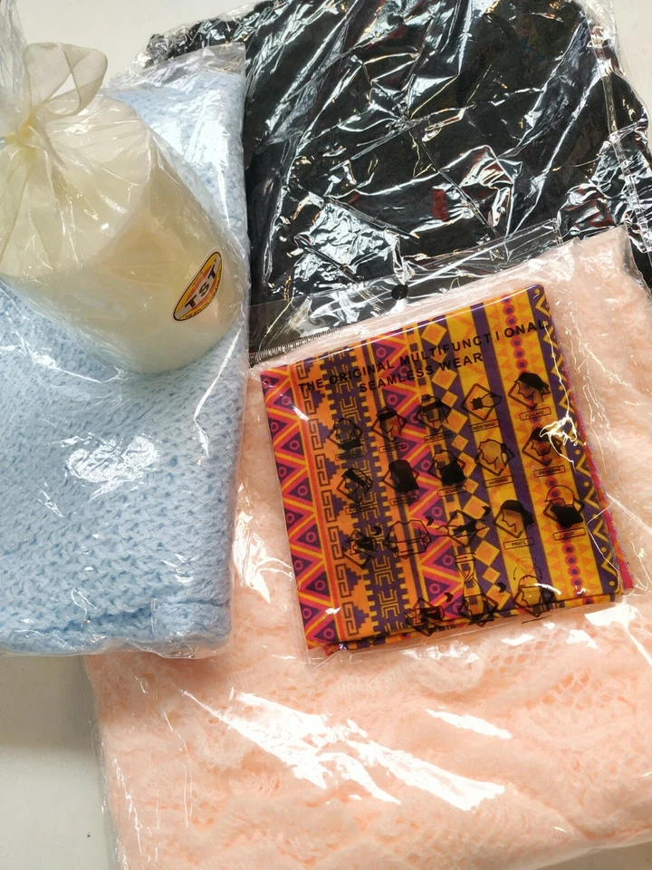 Box Paket Restposten Winter Schal Kerze Tuch 5 Teile Neu