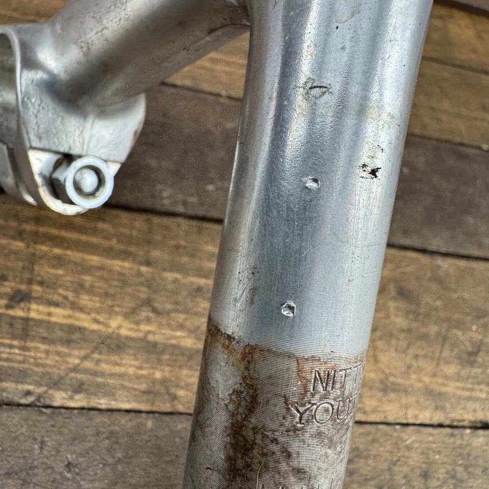 Vintage Nitto Young Stem 90 mm Reach 22.2 mm Quill 25.4 mm Clamp Road Race B1 - Image 3 of 4