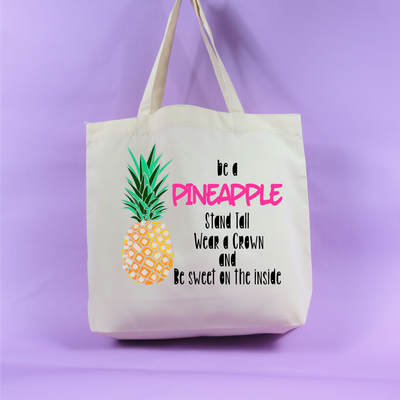 pineapple tote bag