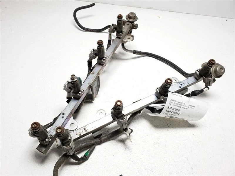 03-04 06-10 Inyector de piezas de inyección de combustible Infiniti M45 con riel OEM 17521-EH000 Foto 2 de 4