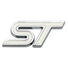 3D Car ST Rear Trunk Side Fender Emblem Badge Sticker for Ford ST Logo Focus 8cm