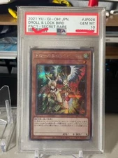 PSA10 Droll & Lock Bird Prismatic Secret YU-GI-OH! Japanese