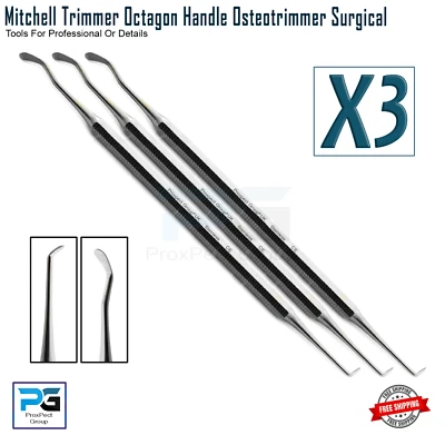 PROXPECT GROUP® Set Of 3 Dental Mitchell Trimmer Oral Surgery Teeth Extraction Dentist Scaler CE