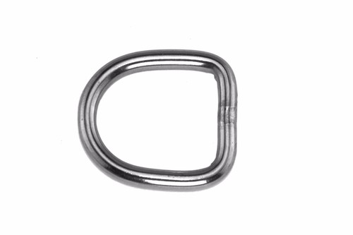 Hohe Halbringe Edelstahl silber D-Ringe Edelstahlringe Ringe verschiedene Größen - Bild 5 von 7