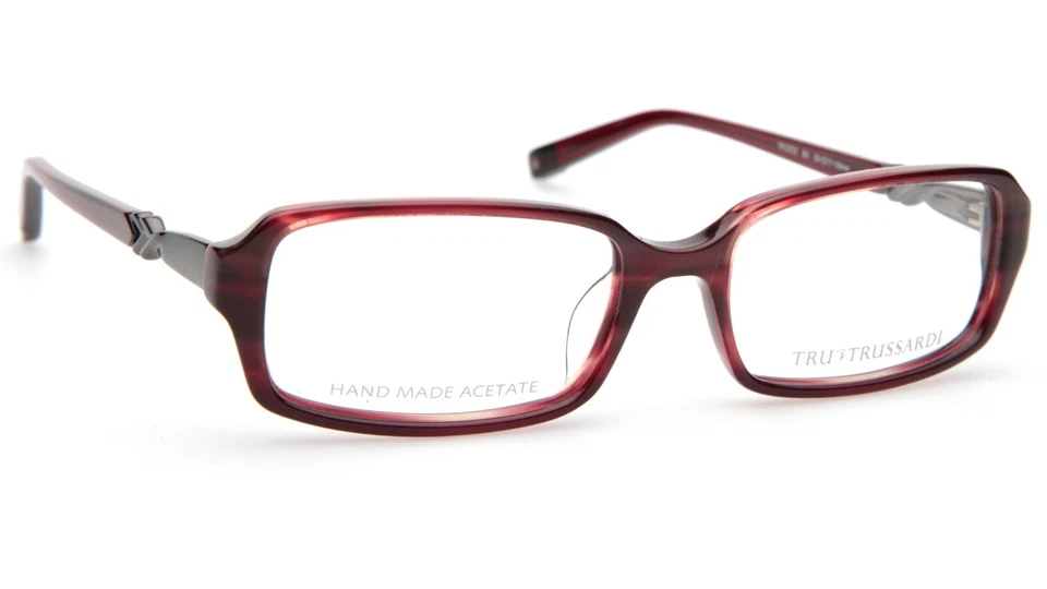 NUEVO MARCO GAFAS TRUSSARDI TR12723 BU BORGOÑA 52-17-135 B31mm Foto 4 de 4