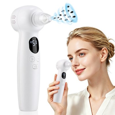 Blackhead Remover Vacuum 5 Suction Levels 3 Skin-Friendly Probes 3 Level Heating
