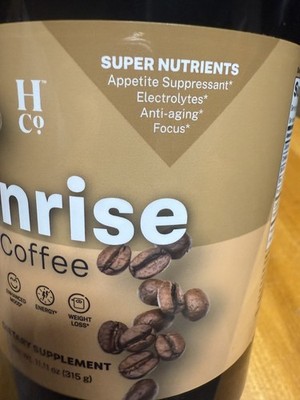 NEW Sunrise Happy Coffee Happy co Elevate Low caffeine weight management coffee