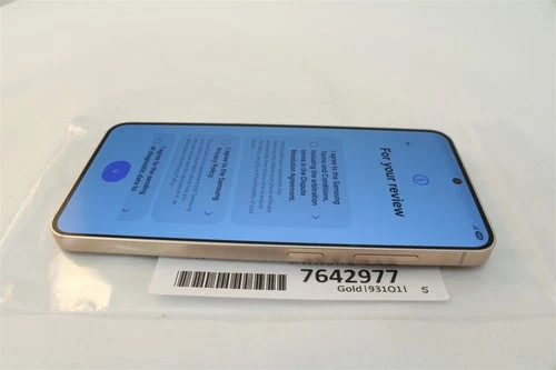 Samsung Galaxy S25 Gold - Unlocked AT&T T-Mobile Verizon w/ 100% batt! 7642977