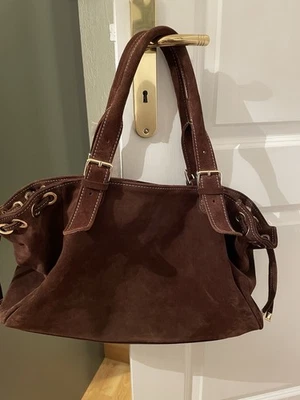 Sac en daim naturel, modèle hiver 2025-2026. sac cuir - Photo 1/4