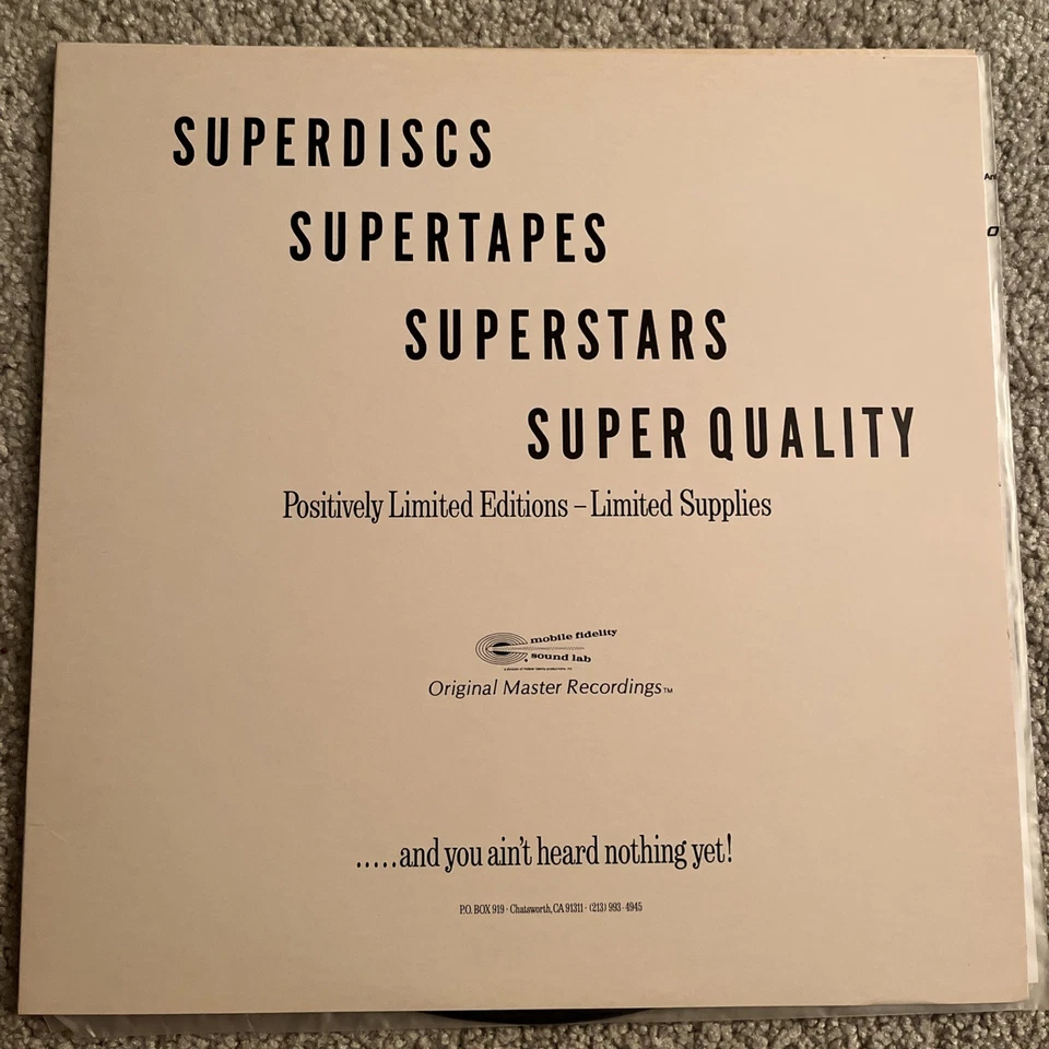 Led Zeppelin II MFSL 1-065 Mobile Fidelity 1982 VG+ VInyl - Image 4 of 4