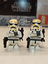 NEW Star Wars 2x Sandtrooper Enlisted Custom Lego Minifigure Mos Eisley Cantina