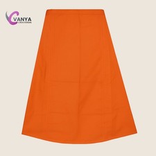 Cotton Saree Petticoat   Non-Stretchable  Durable, Inner Skirts - Indian saree
