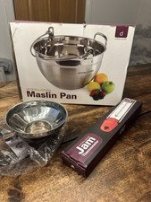 Andrew James 9 Litre Maslin Pal, Thermometer and Jam Funnel - New
