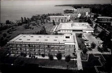 RPPC Hotel Interpress Siofok Balatonszeplak vintage postcard a101