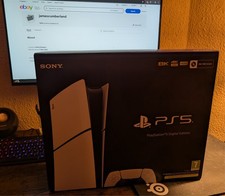 Sony PlayStation 5 PS5 Slim Digital Edition Console 1TB White