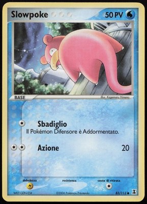 POKEMON SLOWPOKE 83/113 EX SPECIES DELTA COMMON NON HOLO ITALIENISCH EXCELLENT 2005