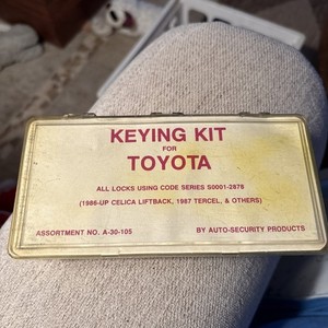 ASP A-30-105 Toyota Keying Key Kit  Auto Security Products