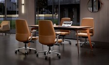 Zestaw biurowy 4x krzesła konferencyjne i stół konferencyjny kompletny zestaw stół konferencyjny 5 szt.
