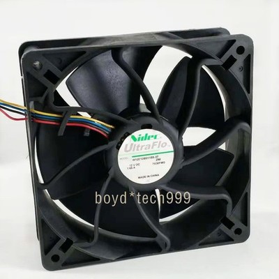 Nidec Ultraflo W12E12BS11B5-07 120*120*38mm 1.65A 12V Antminer Cooling Fan  #D9
