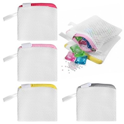 4 Pcs Small Laundry Mesh Wash Bags for Scented Beads and Delicates, Laundry
