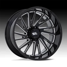 Moto Metal MO811 Combat Gloss Black Milled 20x10 6x5.5 -18mm (MO811BE20106818N)