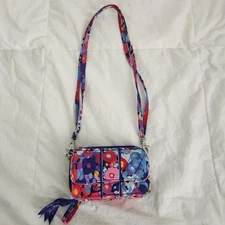 Vera Bradley 3-In-1 Convertible Wristlet Wallet Crossbody - Floral RFID