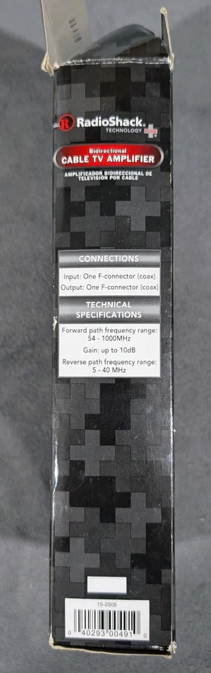 RadioShack 15-2505 Bidirectional Cable TV Amplifier – Open Box - Image 4 of 4