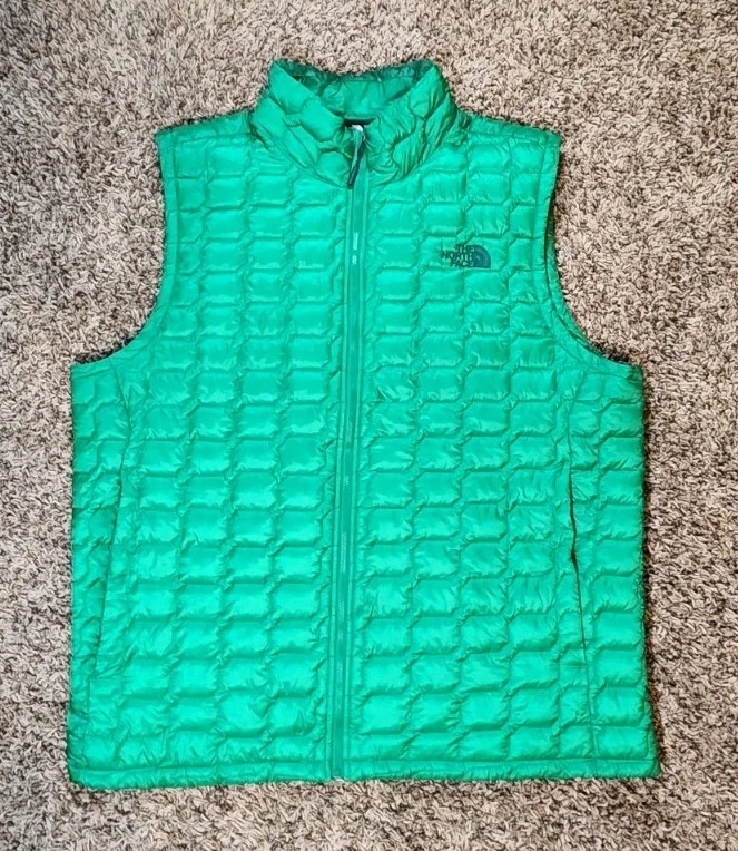 The North Face ThermoBall Insulated Quilted Vest Green Mens XL