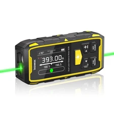IKOVWUK Dual Laser Measuring Tool, 393FT/120M Bilateral Laser Distance Meter ...