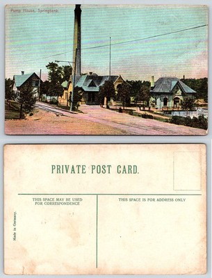 Springbank Alberta Pump House Postcard AJ280