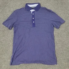 ralph lauren polo golf polo shirt four button polka dot pattern mens M PRO FIT