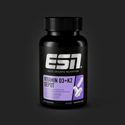 ESN Vitamin D3+K2- 120 Kapseln