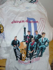 DURAN DURAN VINTAGE 1984 WORLD CONCERT TOUR Sleeveless Shirt NOS White SIZE MED