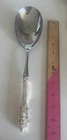 Wallace Grand Baroque Sterling Silver Serving Spoon Hostess Wedding Gift