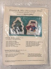 Frosty  His Christmas Tree Needlepoint Ornament Kit C Schaeffer Rainbow Gallery