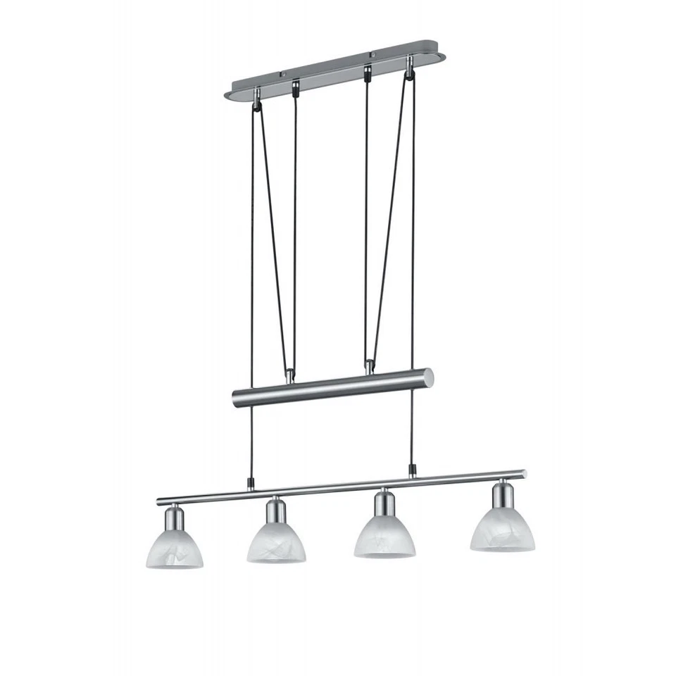 Trio Pendelleuchte Levisto Nickel 80cm 371010407
