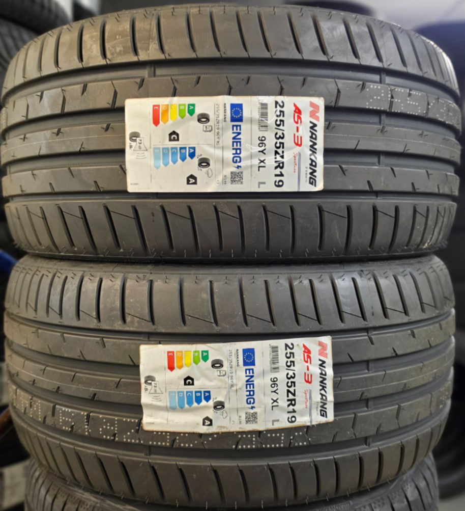 2X NEW NANKANG AS-3 SPORT 255/35/19 255 35 ZR19 XL 96Y UHP TYRES