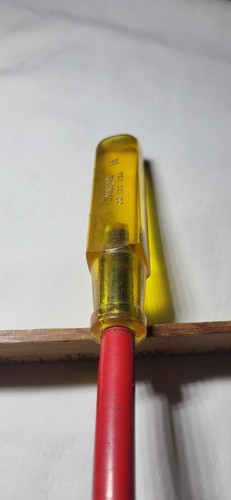 Snap-on ND108 1/4" Nut Driver SAE Hard Clear Amber Handle USA - Picture 6 of 9