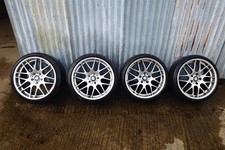 19” BMW CSL Style Alloy Wheels Silver E46 M3 Z4M E9x Pre-LCI F10/11/12/13 5x120