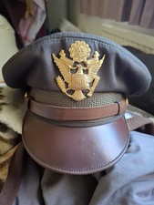 Eastman USAAF  WW2 Officers Peaked Crusher Hat (UPGRADED BADGE/RARE)