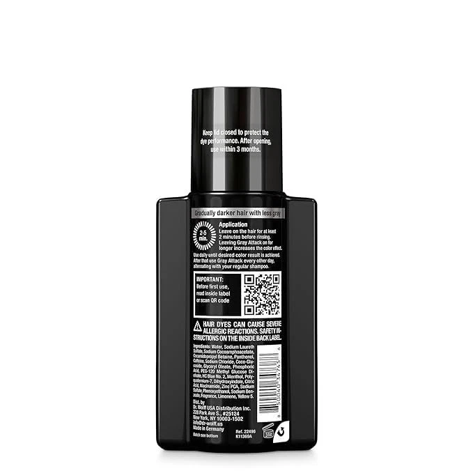 Champú de cafeína y color Alpecin Gray Attack para hombres 6,76 fl oz | gradualmente oscuro Foto 2 de 4