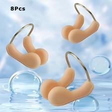 Silicone-Made Flexible Comfortable Breathable Adult U-Shaped Silicone Nose Clips