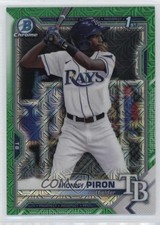 2021 Bowman Chrome Mega Box Green Mojo Refractor 90/99 Jhonny Piron 19fe