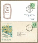 Australia 1964 WCS APO 2/3d White Wattle  FDC Cover x2 inc cd Canberra