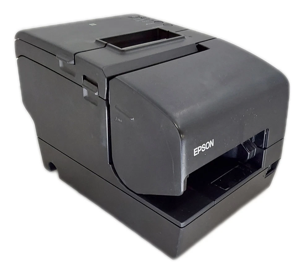 Epson TM-H6000V M253B Direct Thermal Label & Slip Printer w/ AC Adapter - Image 2 of 4
