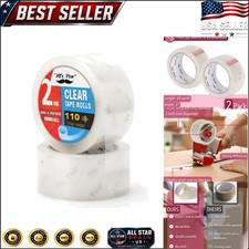 Super Strong Clear Packing Tape - 2 Inch x 60 Yards, 1.9mil, Perfect for Moving