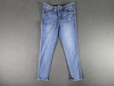 Democracy Jeans Womens 8 Blue Absolution Skinny Ankle Stretch Denim Pants
