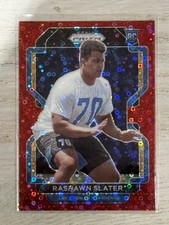 2021 Panini Prizm - Rashawn Slater - Rookie No Huddle Red Prizm /50
