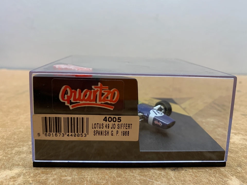 QUARTZO LOTUS 49 SPAINISH GP 1968 EN BOITE 1/43 B3 - Photo 2/4